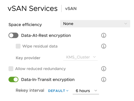 vSAN - encryption